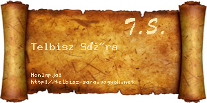 Telbisz Sára névjegykártya